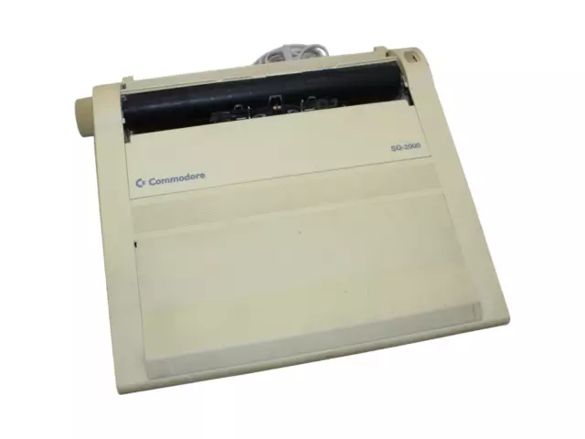 ⭐ Commodore SQ-2000 elektronische Schreibmaschine Retro Vintage Ersatz ⭐