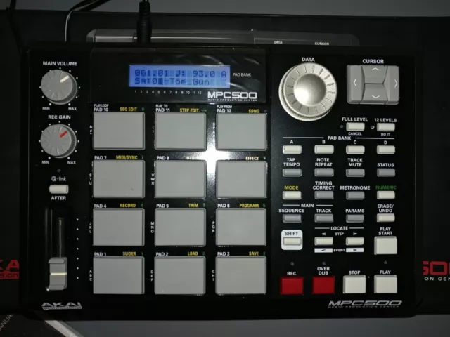AKAI MPC500 -Portable Music Production Sampler-Full Expanded[Memory 128MB ]-4GB 