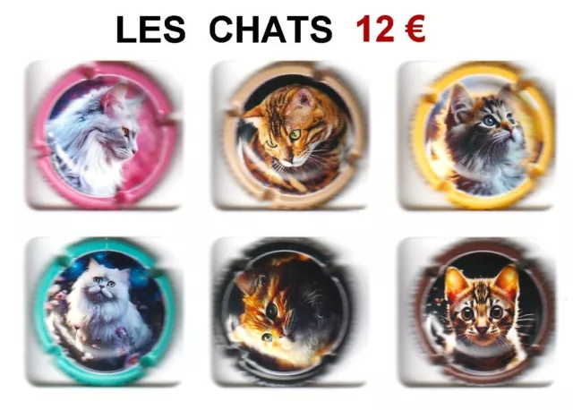 capsules de champagne Générique  LES CHATS