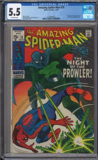 Amazing Spider-Man #78 - CGC 5.5 - Origin and 1st App. of the Prowler