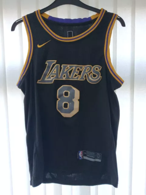 Nike Los Angeles Lakers Kobe Bryant Black Mamba City Edition Jersey Size Medium