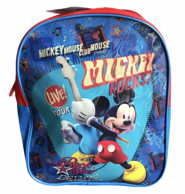 Sac A Dos Scolaire Cartable Enfant Mickey Mouse Disney New Neuf