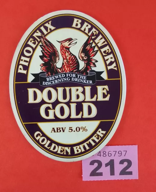 Beer Pump Clip Badge   Phoenix Brewery   Heywood    Double Gold