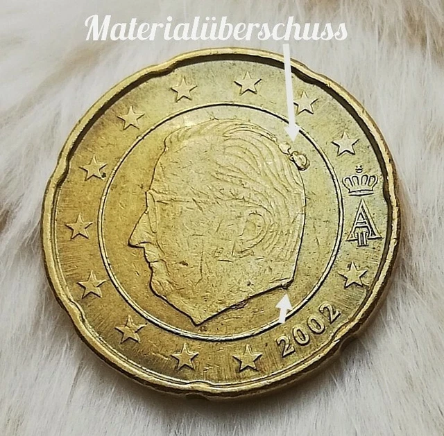 20 Cent Belgien Fehlpragung