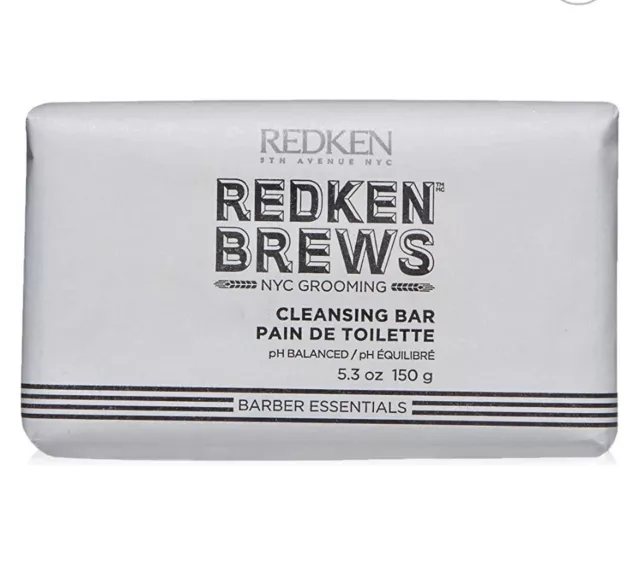 REDKEN Brews For Men Cleansing Soap Bar with Vitamin E/5.3oz