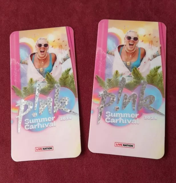 Pink Summer Carnival Collector Ticket's 2024 Memorabilia