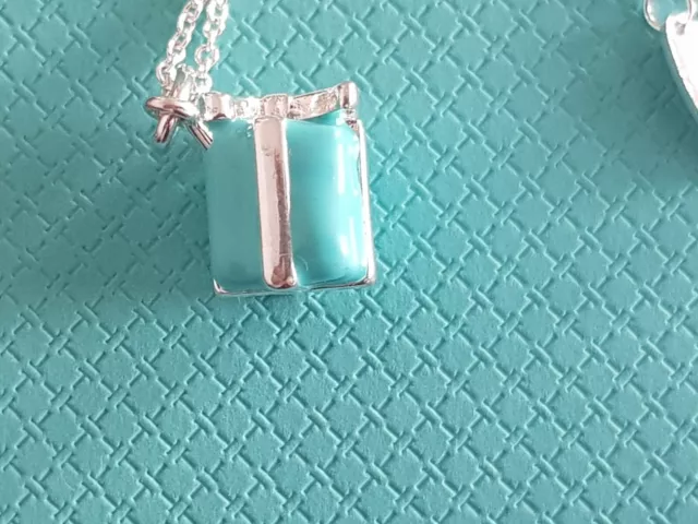 Tiffany & Co. Blue Box Anhänger mit Kette inkl.Box 3