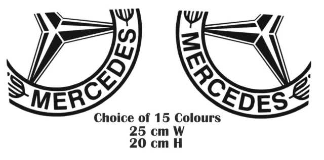 Mercedes Actros Atego Axor Antos Window Decals Stickers 15 Colours