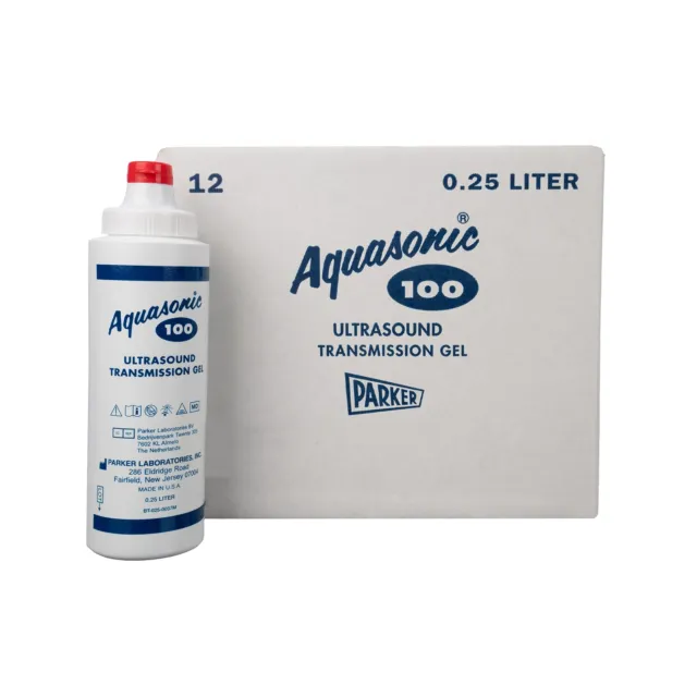 Aquasonic - 26354 Ultrasound Gel, 0.25L Dispenser Bottles, Pack of 12