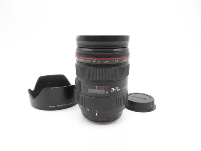 Canon Zoom Lens EF 24-70mm 1:2.8 L USM Objektiv inkl. EW-83H Hood