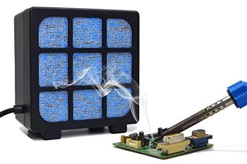 Solder Fume Extractor -  3 Stage Filtration Solder Smoke Absorber for