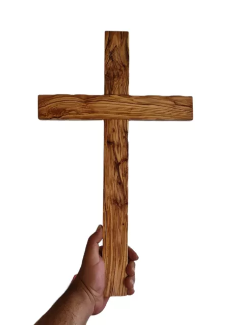 olive wood cross big size (50cm) hand made in holy land