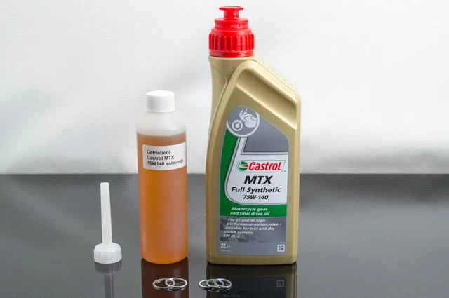 GETRIEBEÖL CASTROL MTX vollsynth BMW K75 K100 K1100 K1200 Wartungskit ...