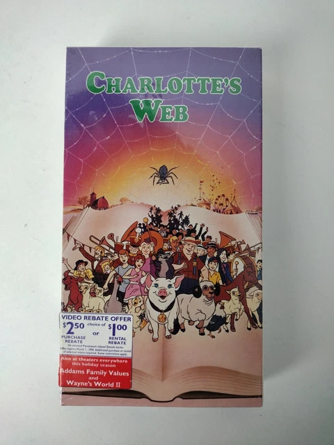 CHARLOTTE'S WEB VHS 1993 Sealed Promo Mcdonald's Watermark £27.73