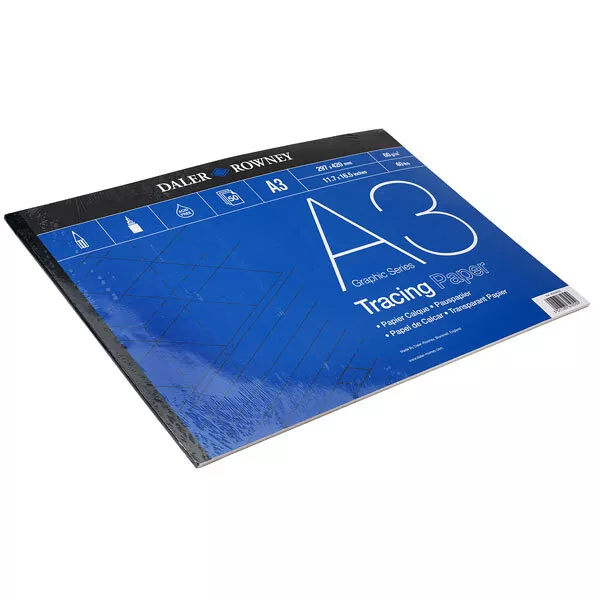 Daler Rowney Tracing Paper Pad A3 60gsm (50 Sheets)