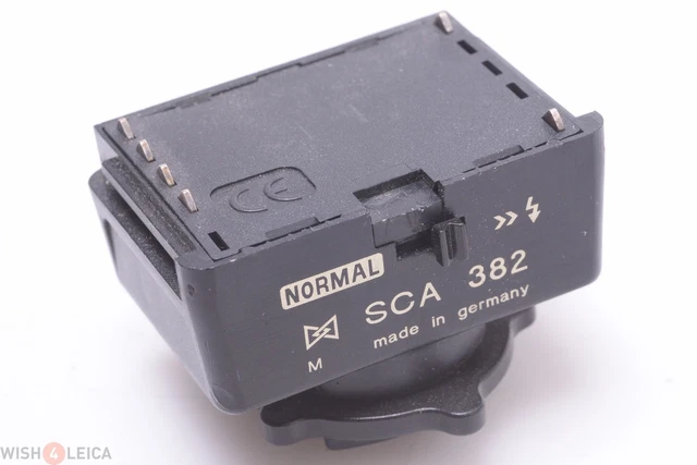 ✅ Mecablitz Metz Sca 382 M Flash Adapter Contax Rf, Slr G1, G2, Yashica