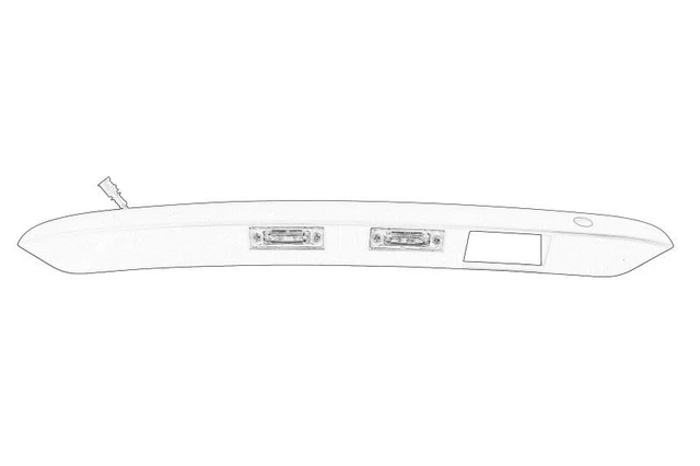 ORIGINAL VW Rep.-Satz Gehäuse Kennzeichenleuchte Caddy 3 4 T5 T6 7H0827740