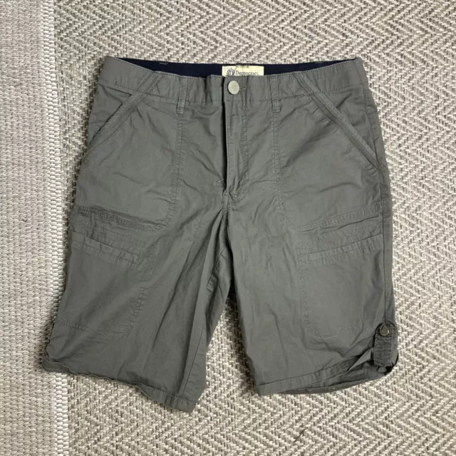 Democracy Ab Solution  Utility Cargo Shorts Womens sz 8 Green 9” Inseam