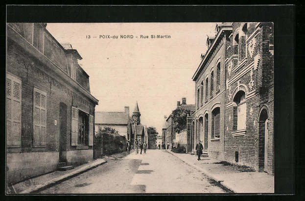 CPA Poix-du-Nord, Rue St-Martin