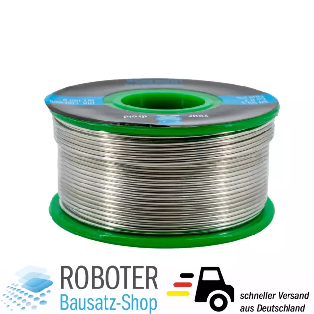 Lötzinn 1mm 100g bleifrei Lötdraht lead free solder wire mit Flussmittel