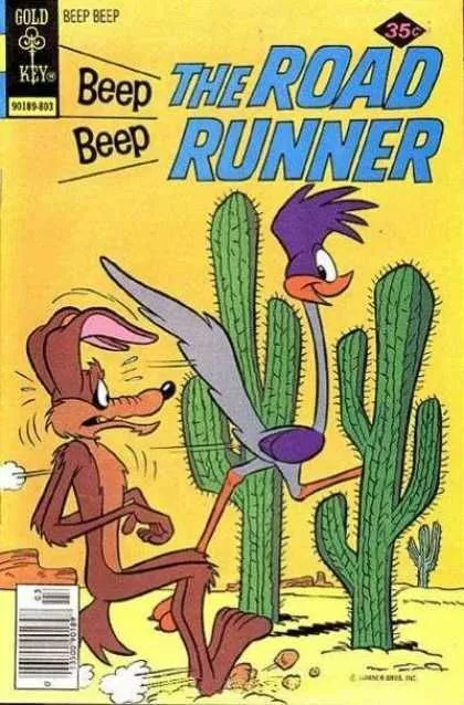 Plaque Metal  Cartoon Beep Beep Et Le Coyote     30X20 Cm