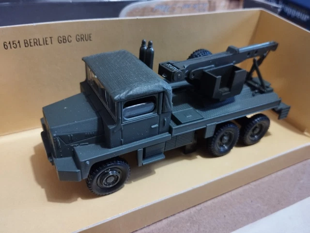HO Camion Grue Berliet GBC 8 KT Armée Française | echelle HO