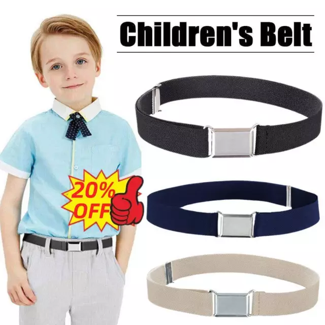 Kids Stretch Magnetic Belt Kids Belts Adjustable Boys Girls UK