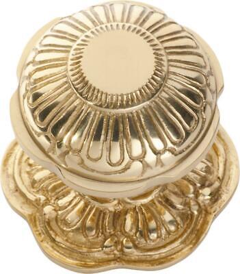 ornate centre door knob,entrance door pull,victorian edwardian style,3 finishes