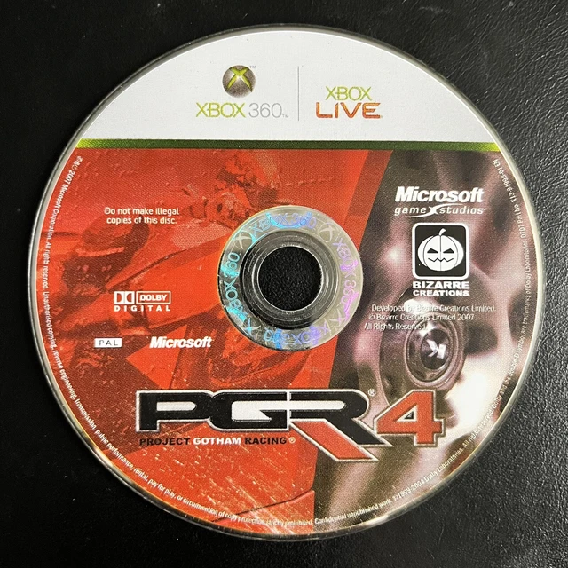Project Gotham Racing 4 (PGR 4) (PAL) Xbox 360 Game | Disc Only