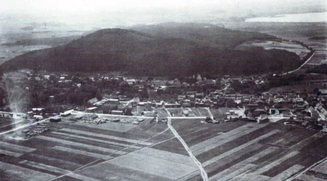 Luftbild von Schmolsin/ Smołdzino im Kreis Stolp (Pommern) 1930