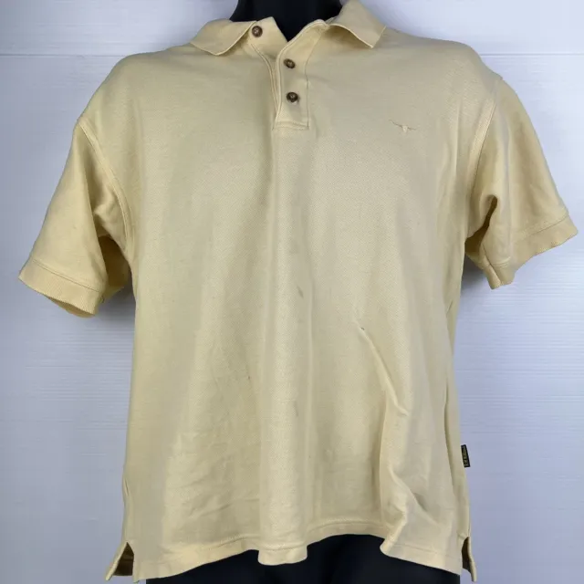 VINTAGE RM WILLIAMS Polo Shirt Made in Australia Mens M Yellow 61/68 ...
