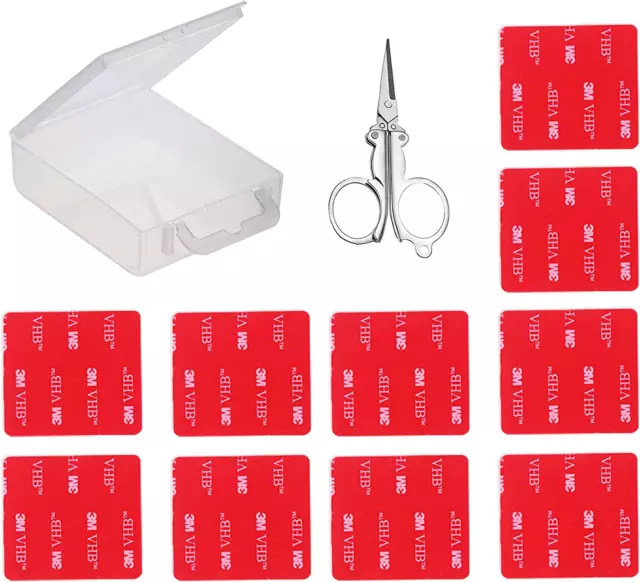 3M Double Sided Adhesive Tape Pads 10 PCS -  Multipurpose 3M VHB Sticky Adhesive