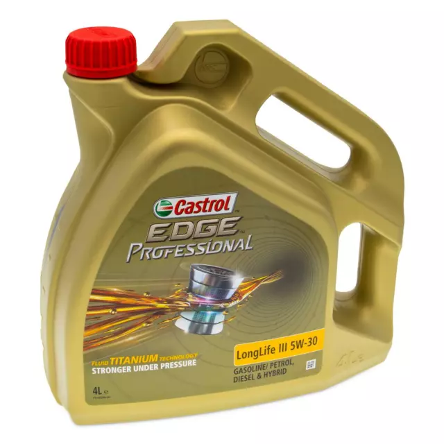 4 Litre castrol edge Professional Longlife III 5W-30 Huile VW 504.00 507.00