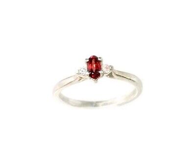 Rhodolite Raspberry Garnet Ring Antique Norway "Bohemian Gypsy Ruby" w/ Zircon