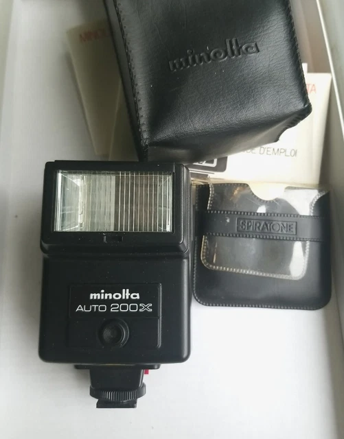 Konica Minolta Auto Electroflash 200X Shoe Mount Flash for Konica Minolta in box