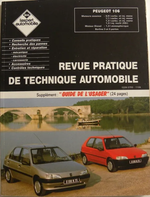 revue technique automobile RTA  PEUGEOT 106