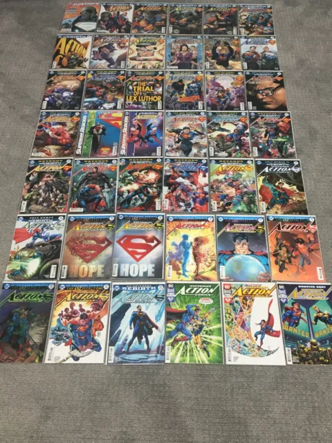 (Dc) Action Comics Rebirth #957 - #1050 + Annuals + Variants (116 Books) Look