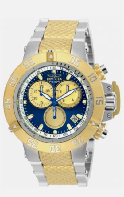 INVICTA Subaqua Noma III Men's Yellow Gold Chronograph Diver Watch 24721 NWT