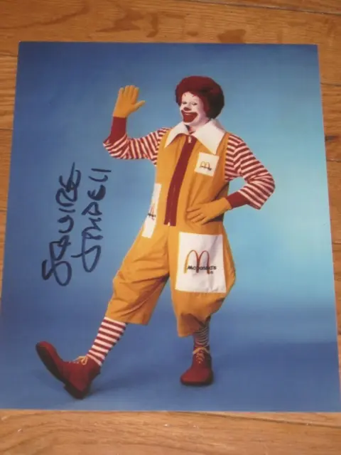 Squire Fridell Signed Funko Pop Ronald McDonald McDonald's HAND