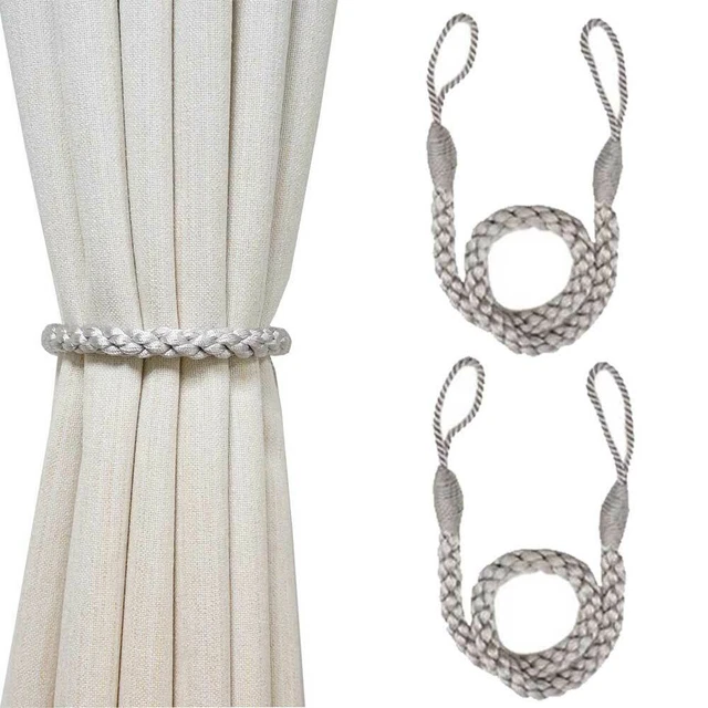 HIASTRA Curtain Tieback Tie Backs Holdbacks Handmade Braid Durable Curtains Rope