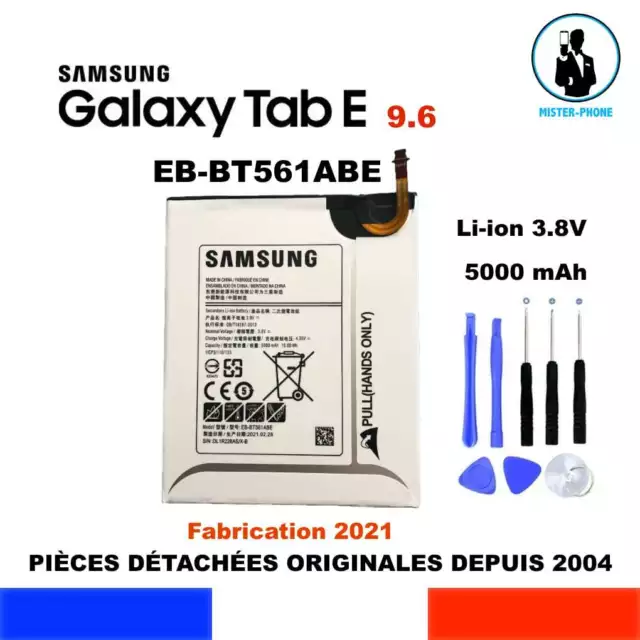 Batteria Originale Samsung Eb-Bt561Abe Tablet Galaxy Tab E 9.6 Sm-T560 Sm-T561