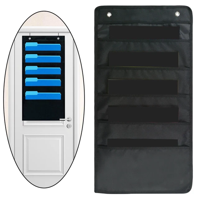 Dolity Classroom Pocket Chart 5 File Pockets Office File Organizer Homeschooling