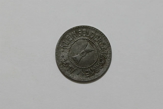 Germany War Money Token 10 Pfennig 1917 Mühlhausen Iron B34 #Z773