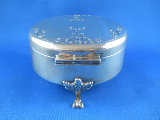 Birks Sterling Jewelry Footed Box Nice 3