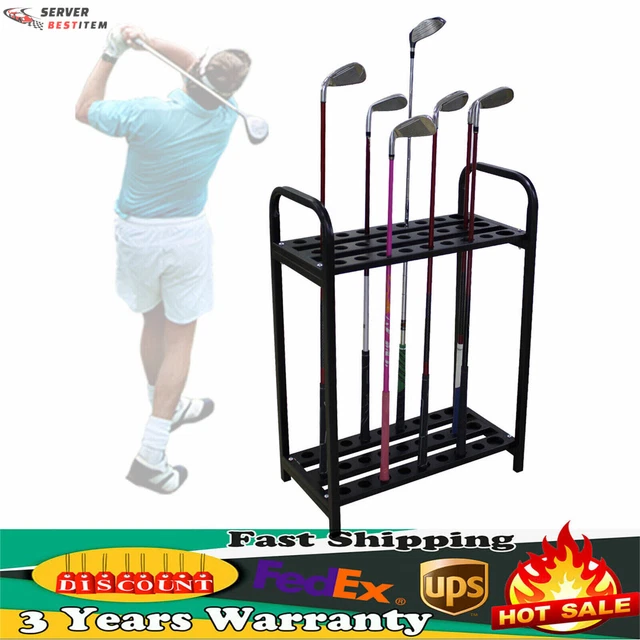 27 HOLES STEEL Golf Club Holder Display Stand Organizer Golf Club