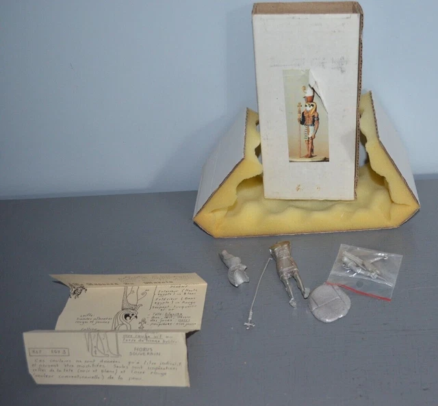 Figurine Le Hussard Du Marais - Soldat Horus - Kit à Monter En Plomb - Complet Avec Notice Et Boîte
