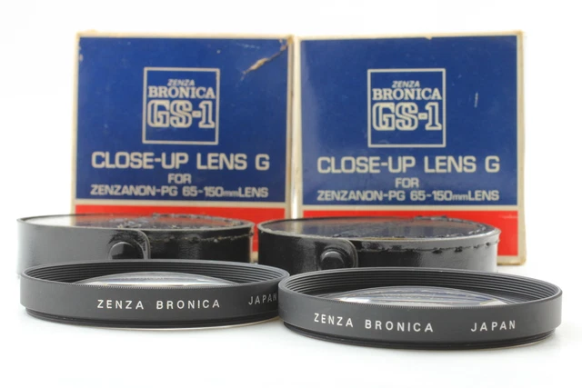 [Near MINT 2Set]Zenza Bronica 72mm C.U.L -1 -2 Close Up Lens For GS-1 From JAPAN