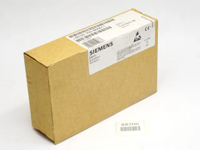 Siemens Simatic 6ES5700-8MA11/6ES5 700-8MA11 / Neuf Emballage D'Origine Scellé