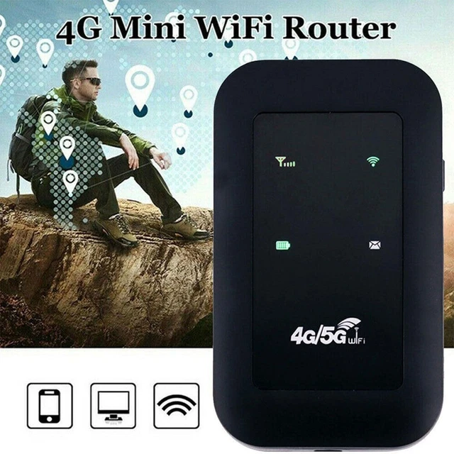 Wireless 4G LTE WiFi Router Mobile Broadband Unlocked Portable MiFi Hotspot Kit