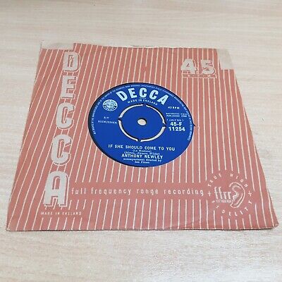 7" Single - Anthony Newley, If She Should Come To You, 1960, DECCA (45-F 11254)